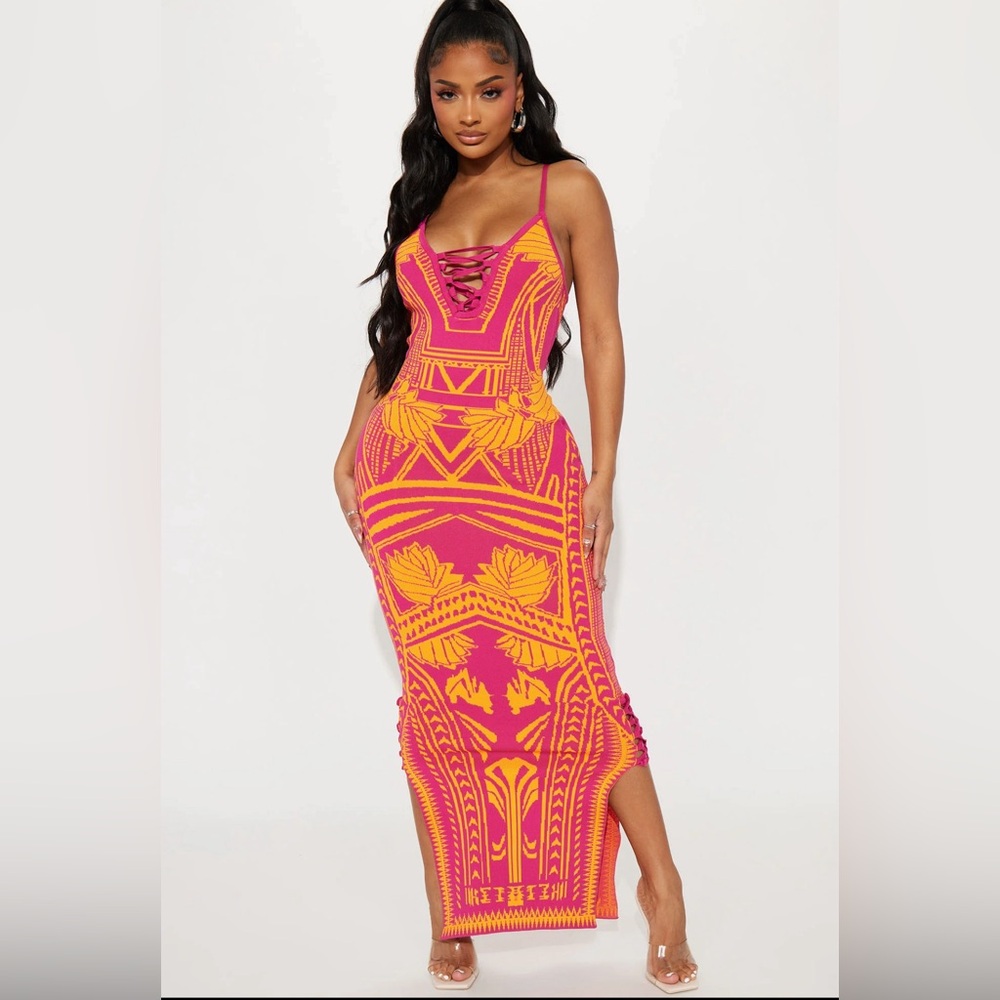 Bandage Maxi Dress